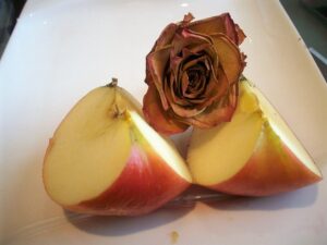 Apfel-mit-Rose